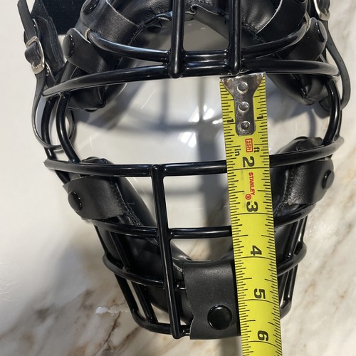 V Sport M-4 Baseball Umpire Face Mask Black - 第 4/9 張圖片