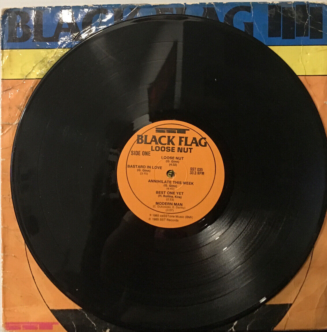 Black Flag - Loose Nut LP 1985 SST Records – SST 035 G+/VG+ Black Flag - Loose Nut LP 1985 SST Records – SST 035 G+/VG+