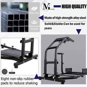 Minneer Racing Sim Cockpit Adjustable Fits For Logitech G29 G920 Thrustmaster