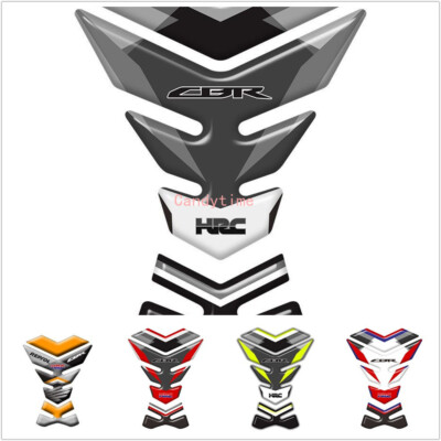 DOMED 3D MOTORCYCLE FUEL TANK PROTECT PAD DECAL STICKER FOR CBR HRC RACING BIKE