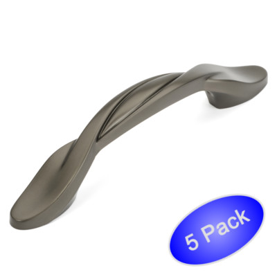 *5 Pack* Cosmas Cabinet Hardware Graphite Cabinet Handle Pulls #9009GPH