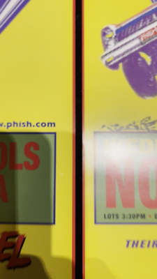 🐠Phish 2 Poster Set Fall Tour 1998 McNichols Arena Both Versions