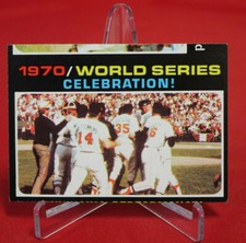 World Series Celebration 1971 Baseball Card TOPPS #332 VG