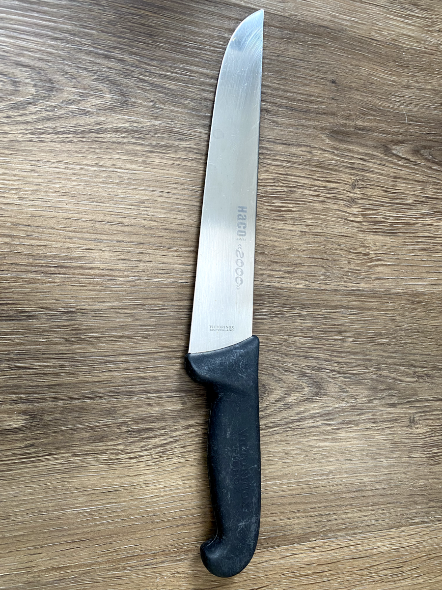 RARE Victorinox Fibrox Stainless HACO SWISS 2000 Chef's Knife
