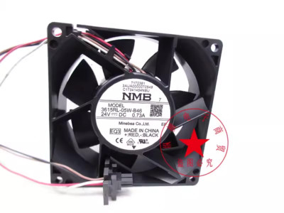 1PC NMB 3615RL-05W-B46 24V 0.73A 9038 ABB ACS880 inverter cooling fan