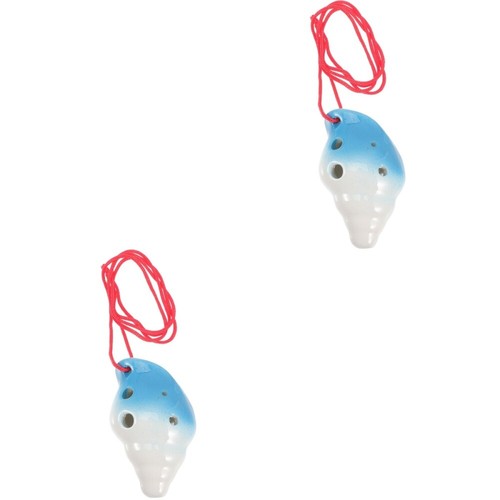 2 PCS Pendant Ocarina Conch Shape for Musicians Travel Student eBay