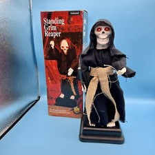 Vintage Animated Standing 15" Grim Reaper by Gemmy Ind.