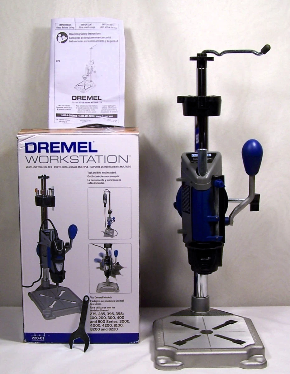 Dremel Workstation 220-01 Rotary Tool Drill Press Work Station NEW Open Box