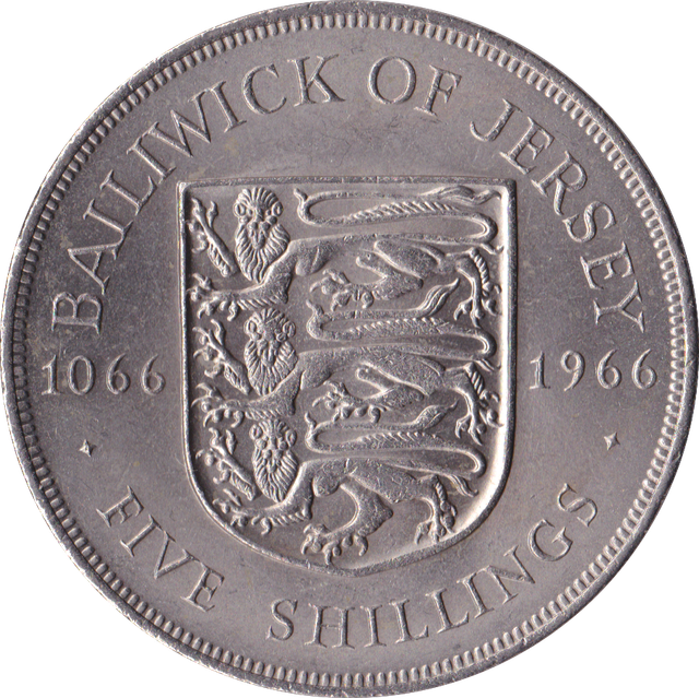 bailiwick of jersey one twelfth of a shilling coin 1966