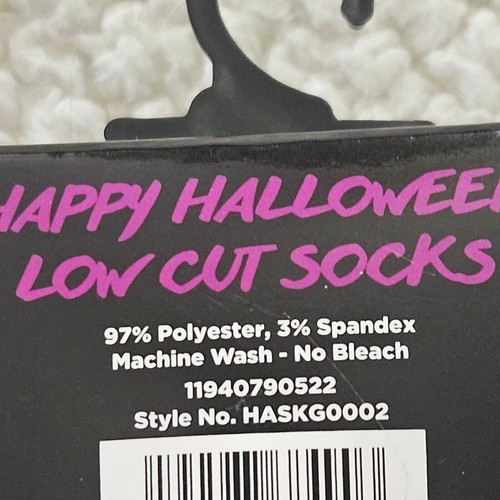 Happy Halloween unisex kids low cut socks 10pair sock size 4-6 shoe size 7-10 - Picture 4 of 5