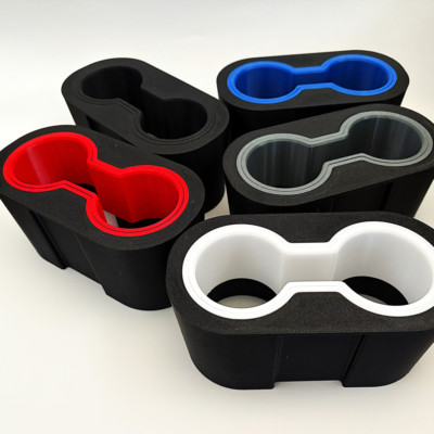 Audi Q2 (GA) Cupholder (Base + 2 Inlays) für den Getränkehalter 81C 864 261