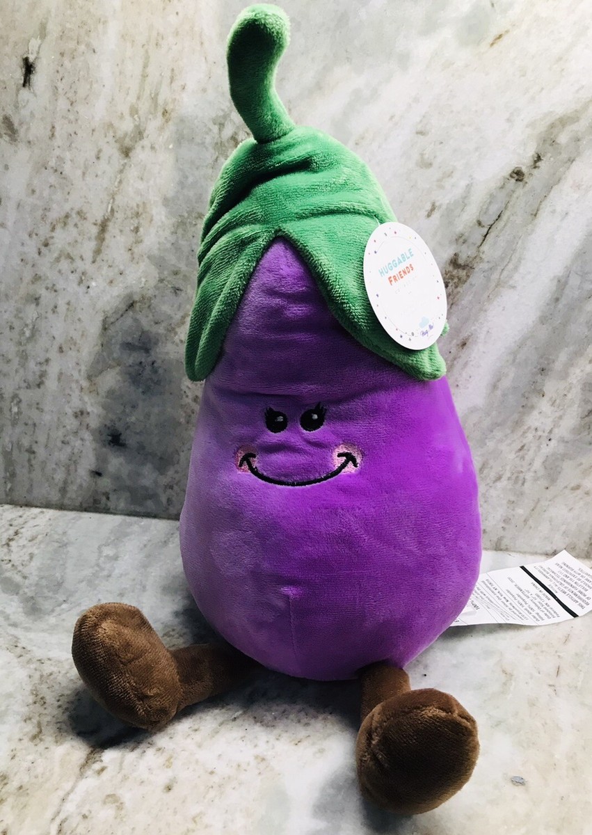 Huggable Friend Plush Eggplant Soft &Huggable Cuddly Plush 9