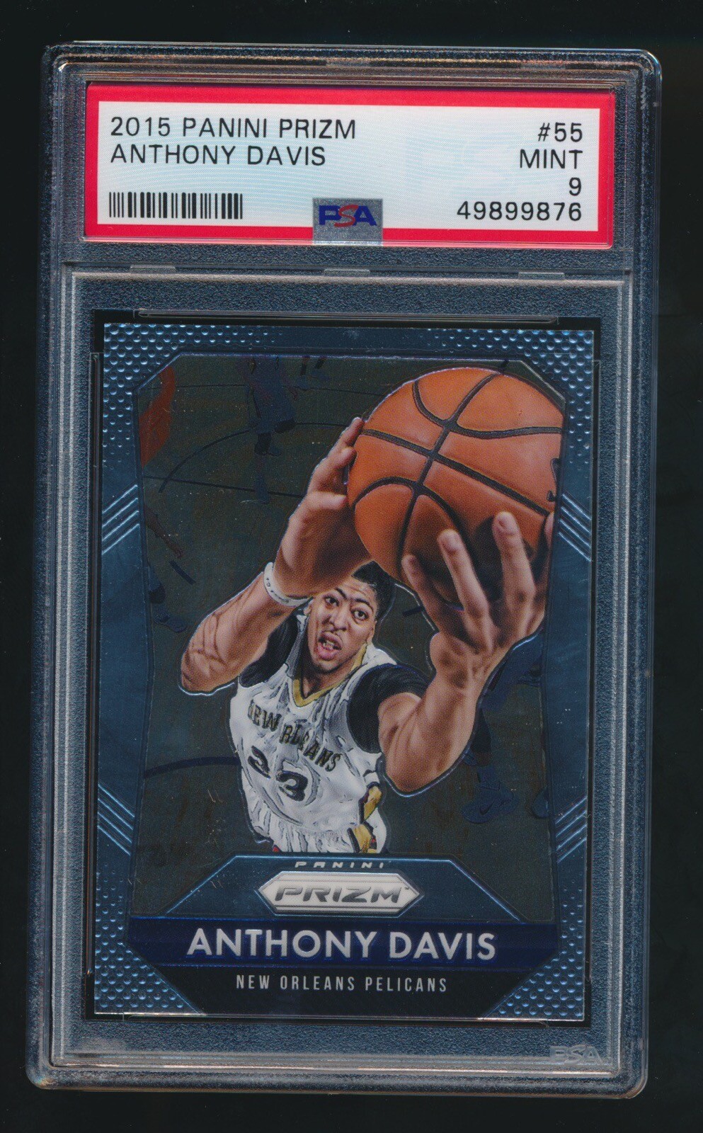 ANTHONY DAVIS 2015 PANINI PRIZM PSA 9 MINT
