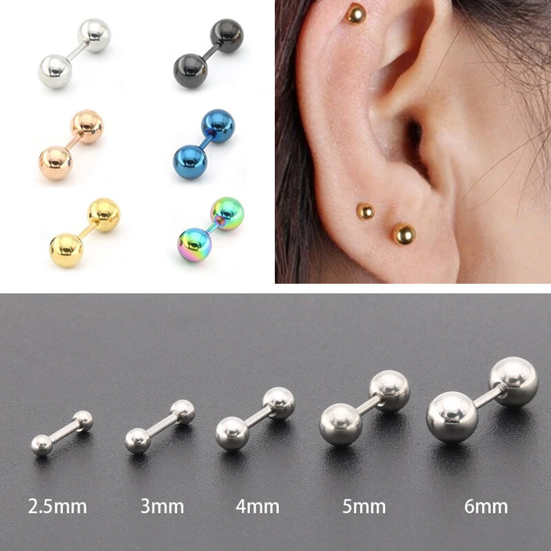 Cartilage earrings surgical steel sale