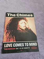 FPOT366 MAGAZINE ADVERT 12X9" THE CHIMES : LOVE COMES TO MIND