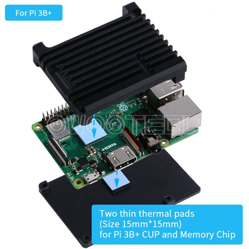 Aluminum Alloy Passive Cooling Armor Heatsink Metal Case for Raspberry Pi 4 B - 第 3/11 張圖片