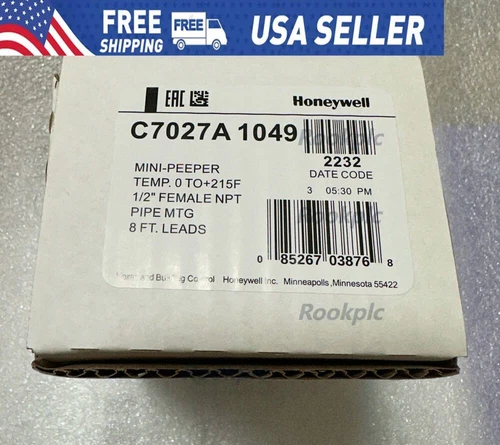 One Honeywell C7027A1049 C7027A-1049 Flame Detector Sensor Vip - Picture 1 of 3