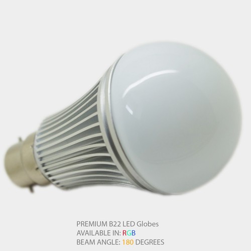 2x 6W LED RGB Colour Changing Dimmable GLS B22 GU10 Light Bulb Globe Lamp Remote - Picture 13 of 17