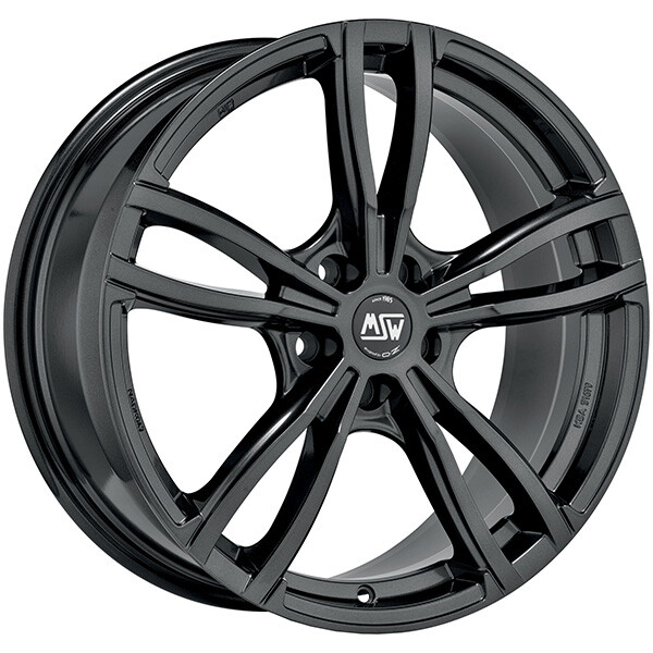 ALLOY WHEEL MSW MSW 73 FOR AUDI 9x19 5x112 GLOSS DARK GREY 486