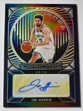 2020-21 Panini Obsidian Joe Harris Nets Yellow Aurora Autograph AU-JOE #'d 10/10