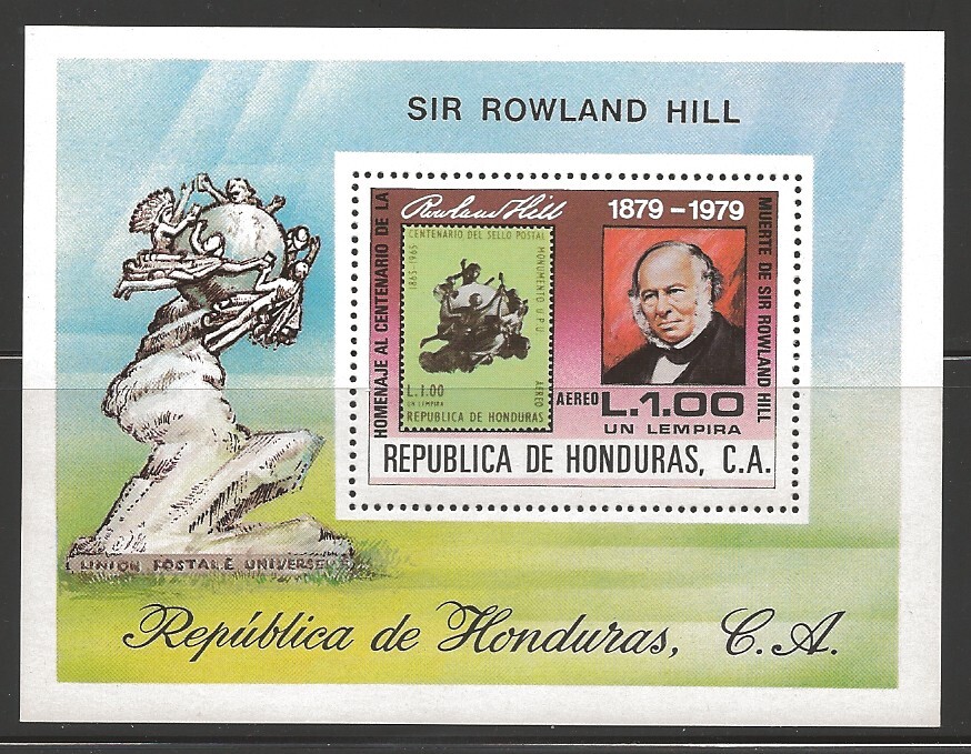 Honduras - Sir Rowland Hill MNH Souvenir Sheet