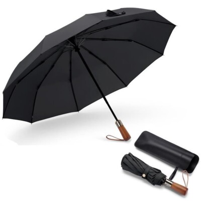 Parapluie Voyage Mr. Pen - Compact Et Coupe-vent - Violet - Ouverture Automatique