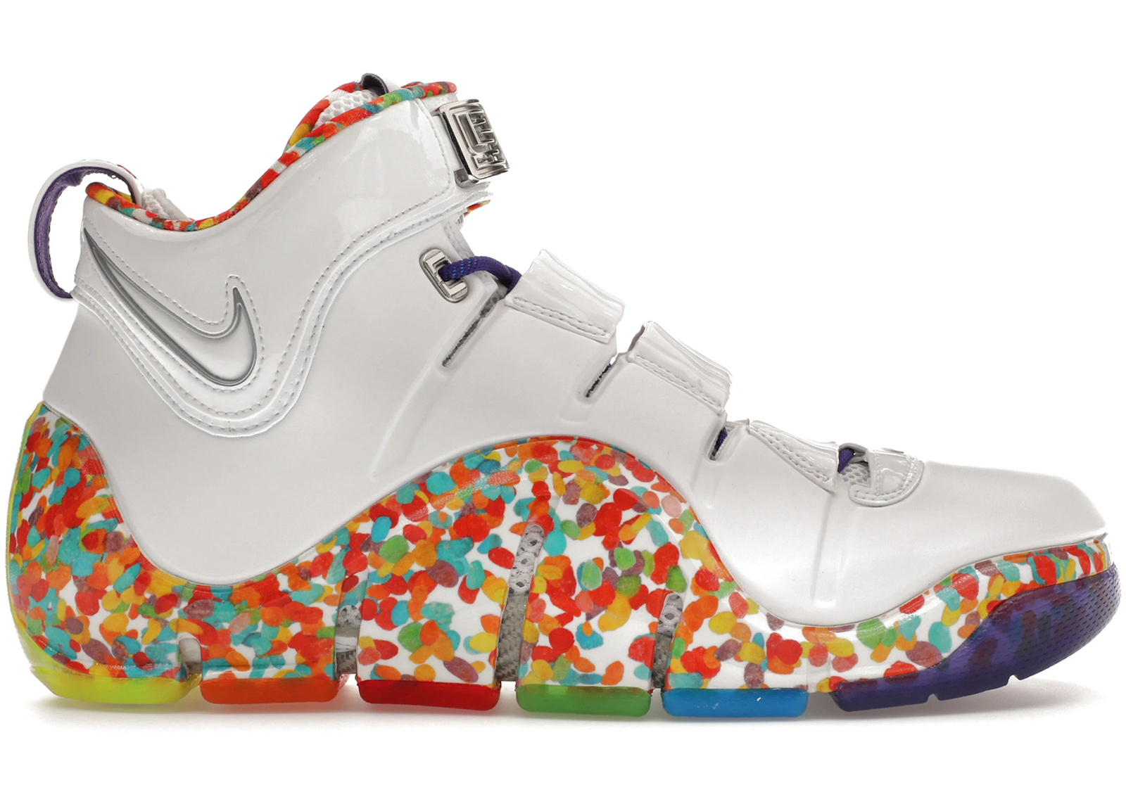 Nike LeBron IV 4 Fruity Pebbles Белый Красный зеленый DQ9310-100 sz 11,5 Мужские