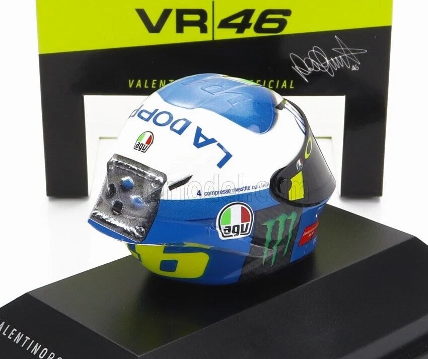 MINICHAMPS 1/8 AGV HELMET VALENTINO ROSSI MISANO MOTOGP 2020 RACE 2 399200086 - Image 2 of 4