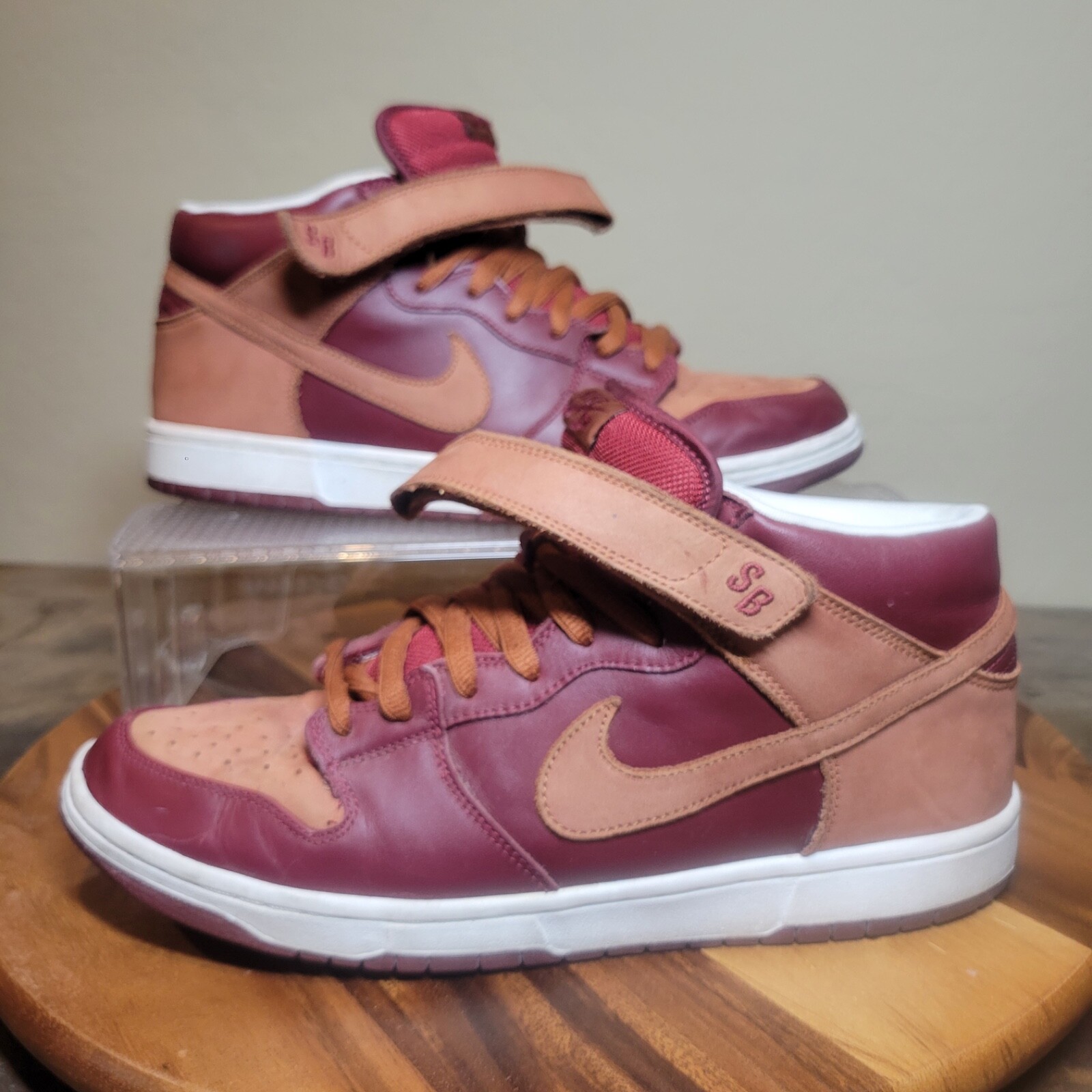 Nike Dunk SB Mid Pro Red Pony 2007 314383 621 da uomo taglia 13 ~ senza scatola ~ pre indossate