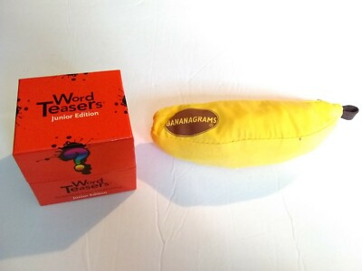 New Bananagrams & WordTeasers Junior Flash Card Word Teasers + Bonus Bananagrams