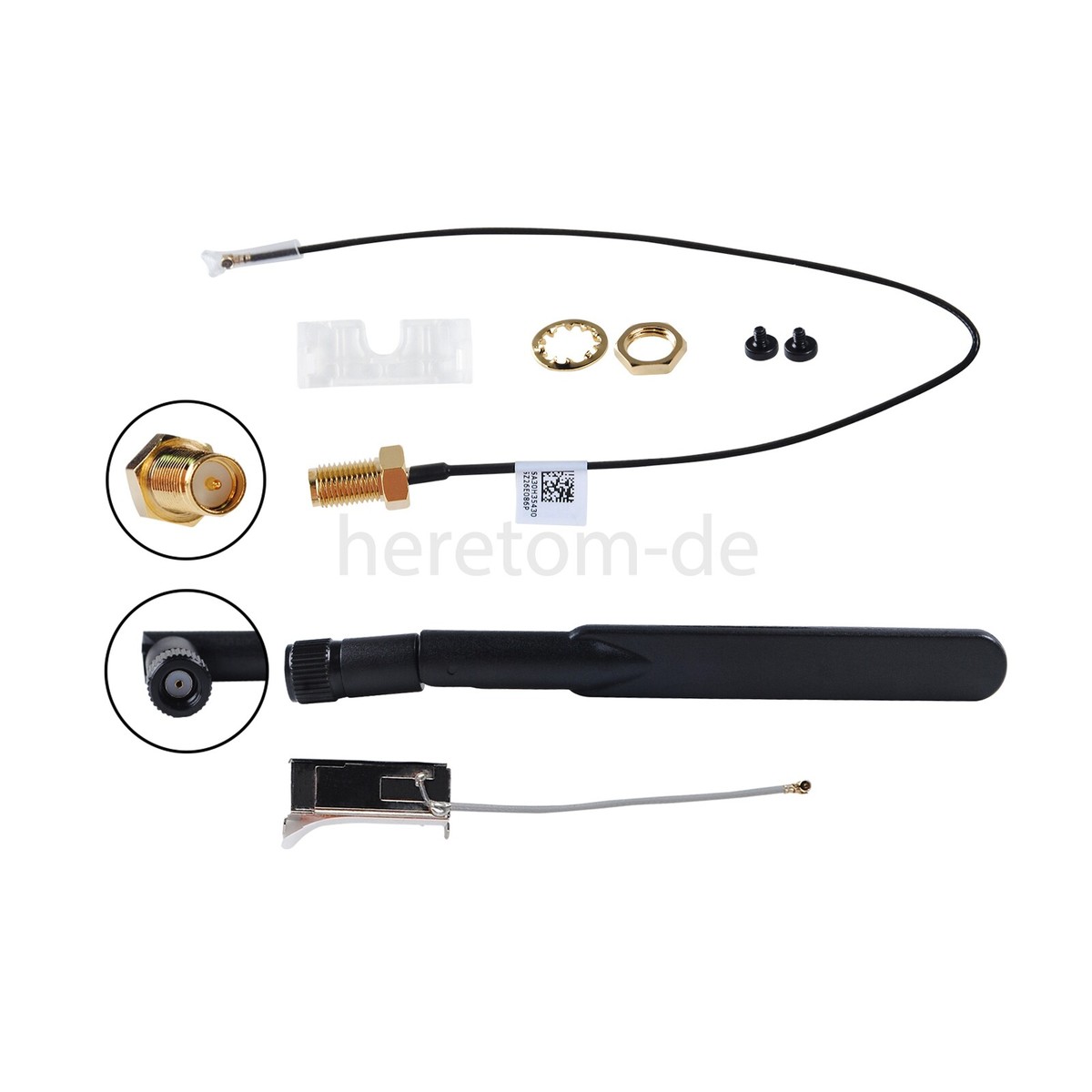 Câble Antenne WiFi Pour Lenovo ThinkCentre M730 M930Q M70q M90q P340 P360 - Réf. 5A30W89178