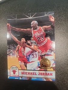 1993-94 NBA Hoops Fifth Anniversary Gold #28 Michael Jordan
