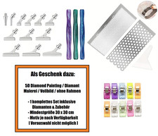 Diamond Painting*3 długopisy + 12 metalowych nasadek + 2 szablony + 10 klipsów + EXTRA*NOWE