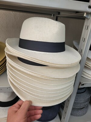 Cappello In Paglia Uomo 56-58CM-caffè HT2378 Cappello Di Paglia Estivo Da Donna E Uomo Fedora Tesa Corta Panama Uomo Paglia~p139849707 Borsalino Uomo Estivo - Foto 3