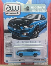 '24 AW AUTO WORLD PREMIUM 2015 FORD MUSTANG GT 1:64 SCALE MODERN MUSCLE SERIES