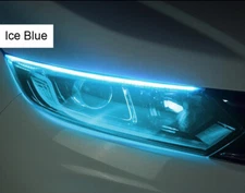 24" Thin Soft Tube DRL Flexible Flow Chase Indicator Strip Waterproof for Benz