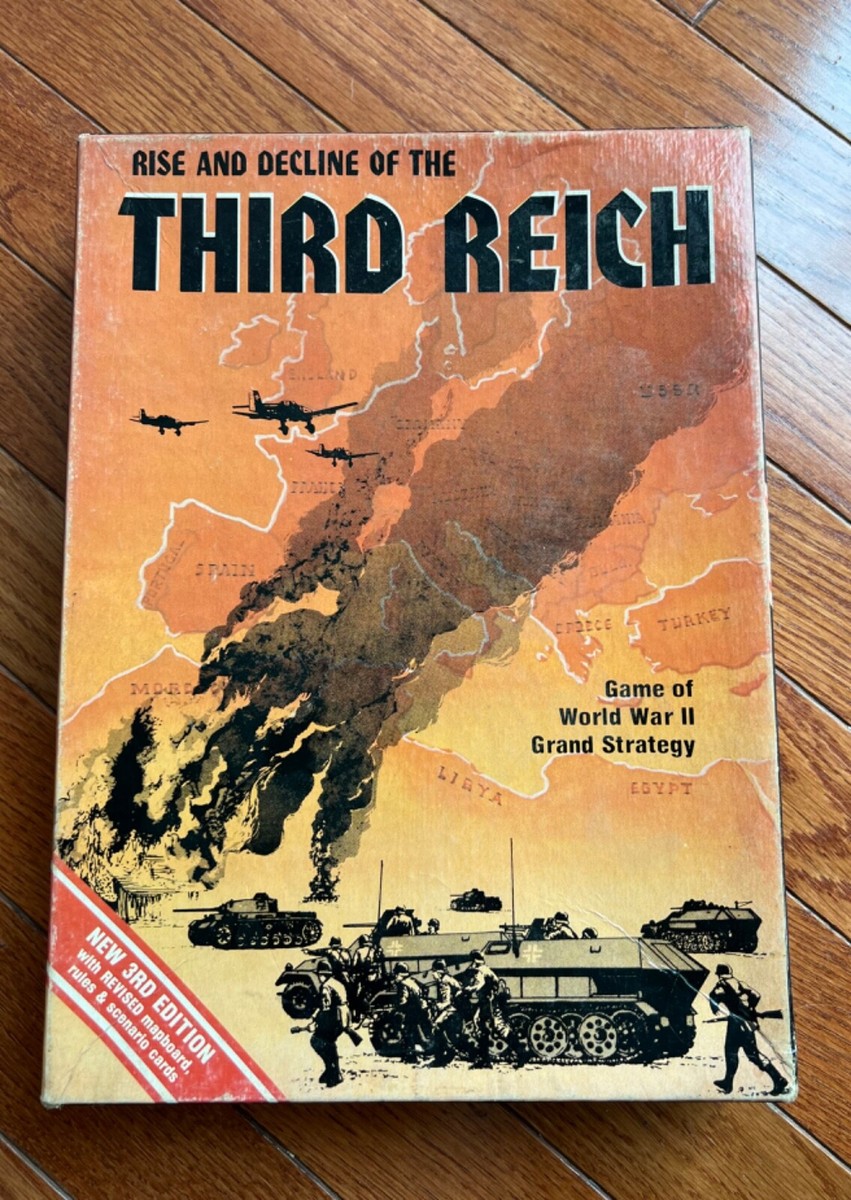 趣味 RISE AND DECLINE OF THE THIRD REICH Vintage WWII Strategy Board Game Rise and Decline of the THIRD