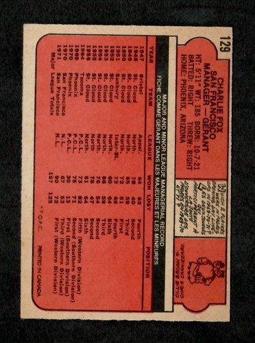 1972 OPC O-PEE-CHEE BASBALL YOU CHOOSE FROM LIST 1-175 ** FLATE RATE S&H** - Picture 258 of 376