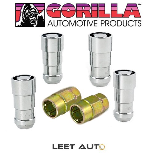 Gorilla Automotive 78621N Acorn Open End Chrome Wheel Locks (12mm - Foto 12