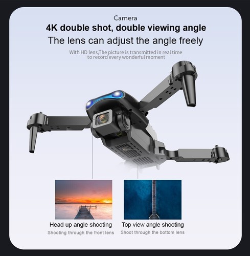 E99 E88drone dual camera aerial folding aircraft temu remote-controlled aircraft - Picture 13 of 29