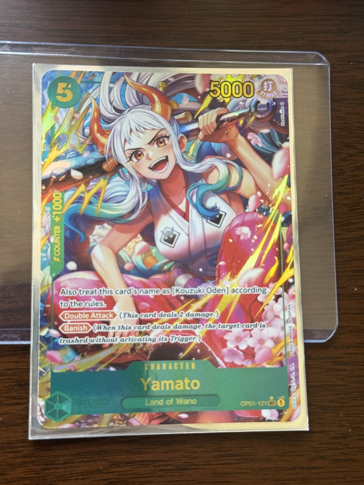 Yamato 2022 Romance Dawn #OP01-121 Secret Rare (Alternate Art