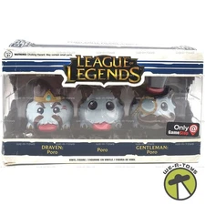 League of Legends GameStop Poro Vinyl Figure 3-Pack 2016 Riot Games #10856