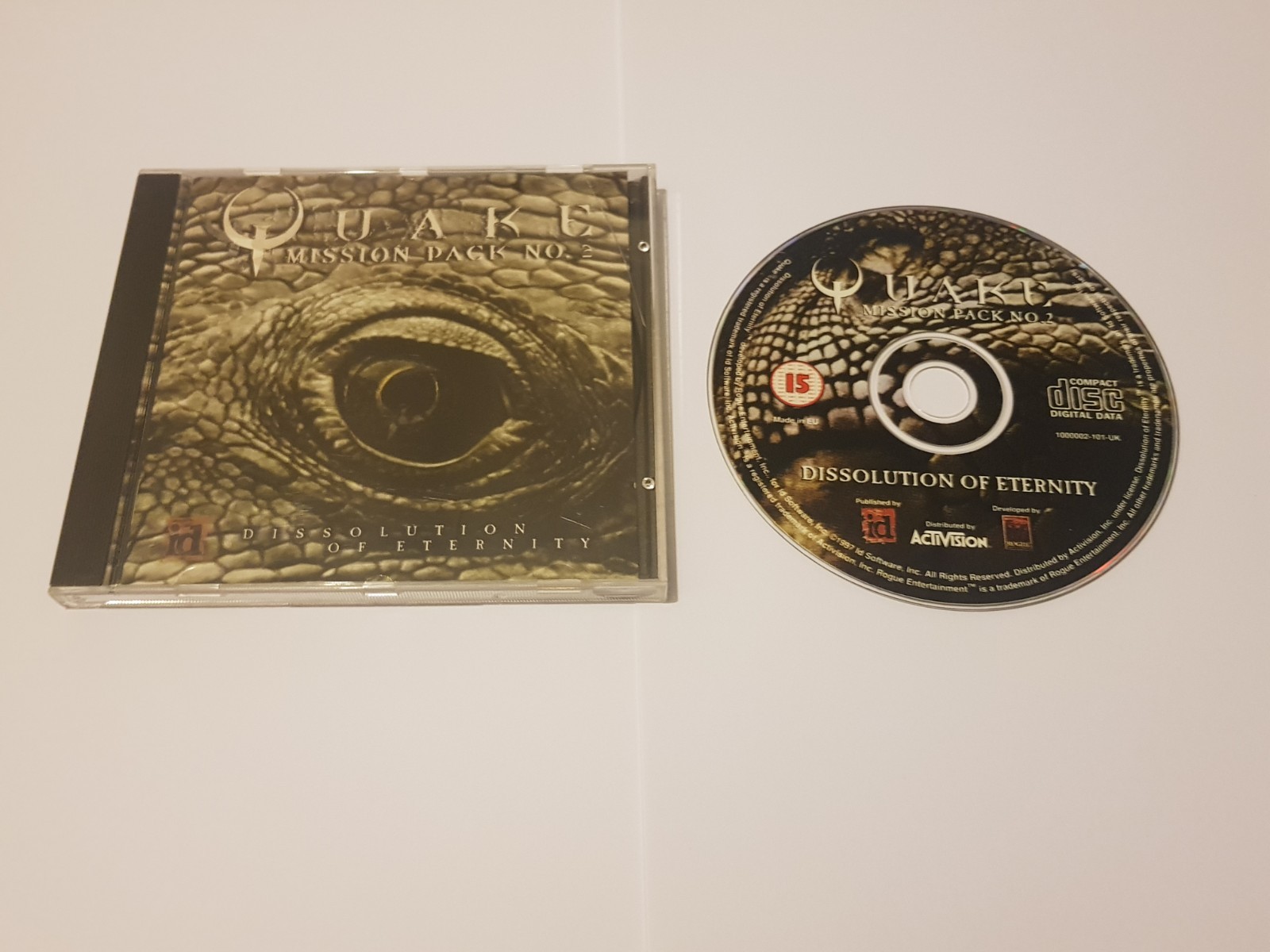 Quake Mission Pack No.2 Dissolution Of Eternity PC CD ROM Game ID Games 1997