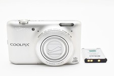  Exc   Nikon Coolpix S6400 16.0MP Digital Camera Silver w/12x Zoom 2394299