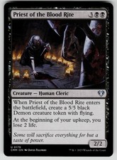 Priest of the Blood Rite 179 CMM U Commander Masters MTG