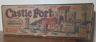 Vintage Louis Marx Toys Medieval Castle Fort Play Set 4710 Original Box Only