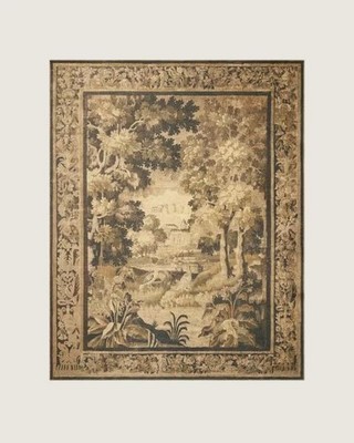 LONE FOX X JOON LOLOI Hollyhock Printed Tapestry Rug - No Rug Pad