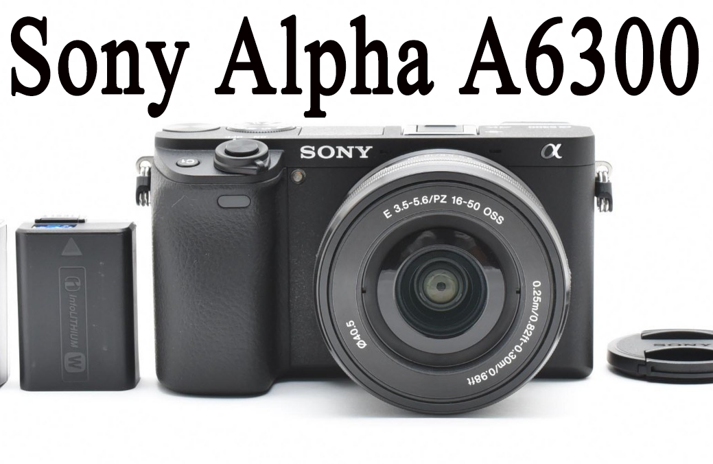 α6300　ILCE-6300　16-50 Sony Alpha A6300 ILCE-6300 24.2MP Mirrorless Digital w/16-50mm