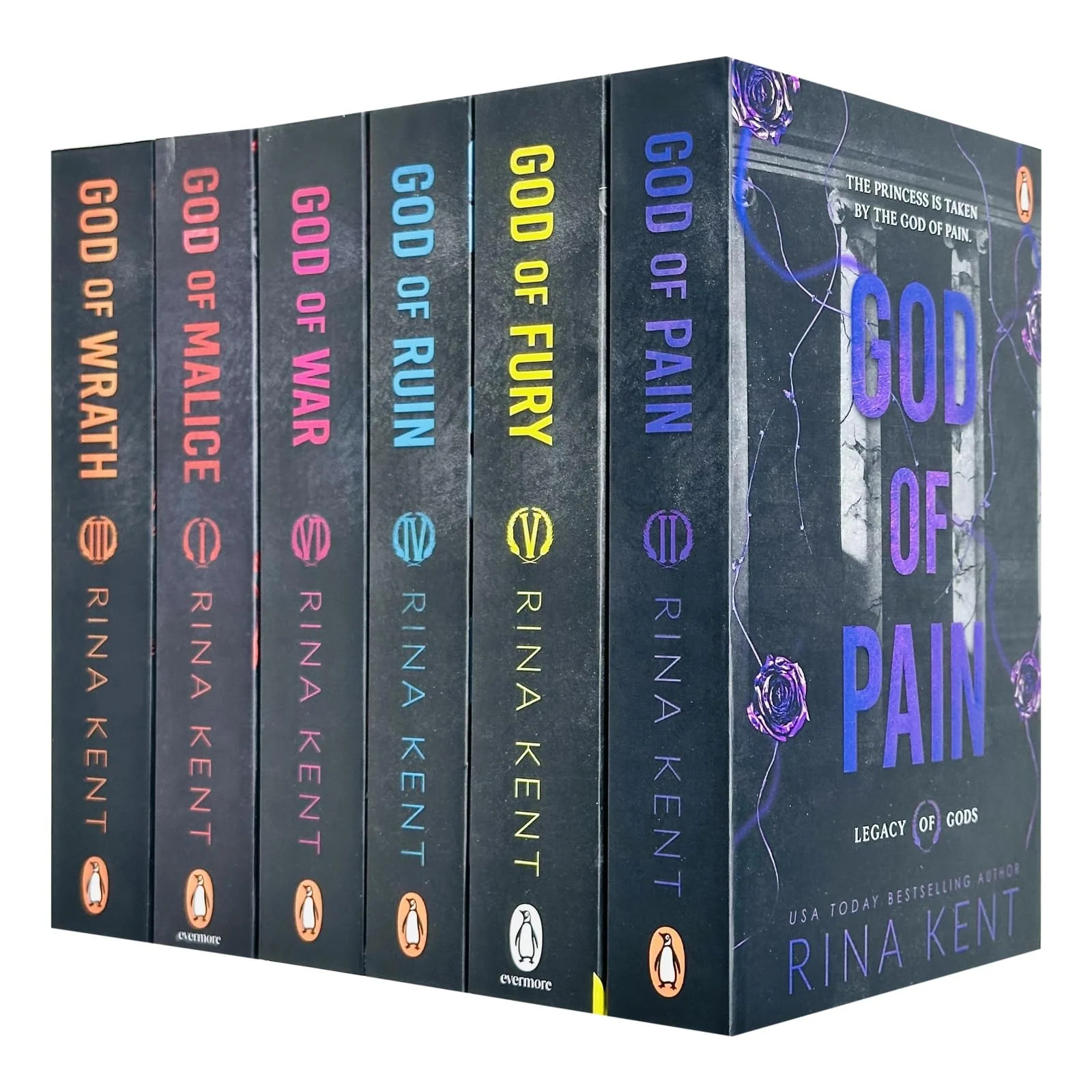 Legacy of Gods Series 6 Books Collection Set By Rina Kent (God of Pa | Rina Kent