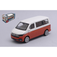 Vw T6.1 Bus 2020 White/Orange 1:43 Burago Auto Stradali -D- Neues Modell